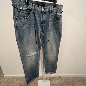 HUDSON Men's Blake Slim Straight Destroyed